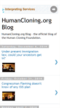 Mobile Screenshot of humancloningfoundation.blogspot.com