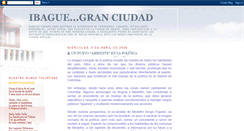 Desktop Screenshot of ibaguegranciudad.blogspot.com