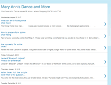 Tablet Screenshot of maryannsdanceandmore.blogspot.com