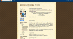 Desktop Screenshot of ligajedrezcusco.blogspot.com
