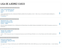 Tablet Screenshot of ligajedrezcusco.blogspot.com