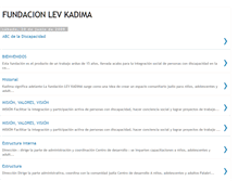 Tablet Screenshot of fundacionlevkadima.blogspot.com