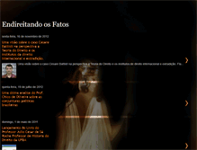 Tablet Screenshot of endireitandoosfatos.blogspot.com