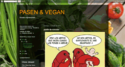 Desktop Screenshot of pasenyvegan.blogspot.com