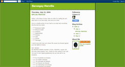 Desktop Screenshot of barangaymerville.blogspot.com