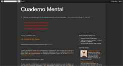 Desktop Screenshot of cuadernomental.blogspot.com
