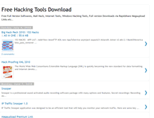 Tablet Screenshot of free-hacking-softwares.blogspot.com