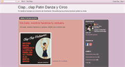 Desktop Screenshot of clapclappatindanzacirco.blogspot.com