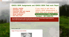 Desktop Screenshot of ignou-bsc.blogspot.com