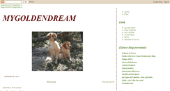 Desktop Screenshot of mygoldendream.blogspot.com