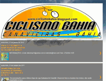 Tablet Screenshot of ciclismobahia.blogspot.com