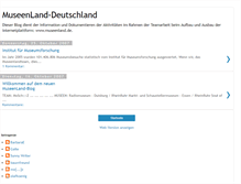 Tablet Screenshot of museenland.blogspot.com