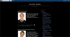 Desktop Screenshot of oilersguru.blogspot.com