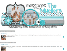 Tablet Screenshot of messagesfromthemuellers.blogspot.com