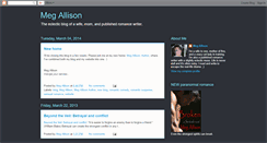 Desktop Screenshot of megallisonromance.blogspot.com