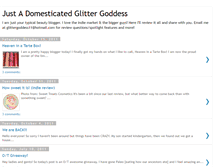 Tablet Screenshot of domesticatedglittergoddess.blogspot.com