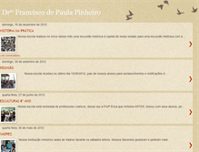 Tablet Screenshot of escolafranciscodepaulapinheiro.blogspot.com