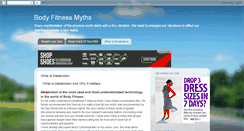 Desktop Screenshot of bodyfitnessmyths.blogspot.com