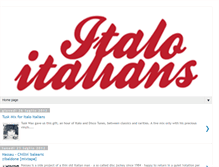 Tablet Screenshot of italoitalians.blogspot.com