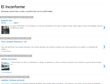 Tablet Screenshot of el-inconforme.blogspot.com