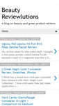 Mobile Screenshot of beautyreviewlutions.blogspot.com