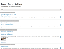 Tablet Screenshot of beautyreviewlutions.blogspot.com