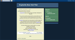 Desktop Screenshot of orthopaedickryptonite.blogspot.com