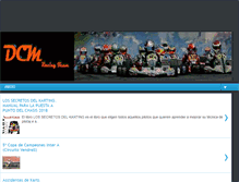 Tablet Screenshot of dcmracingteam.blogspot.com