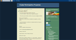 Desktop Screenshot of ciudadparticipativaproyectos.blogspot.com