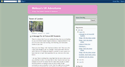 Desktop Screenshot of melissasukadventures.blogspot.com