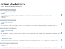 Tablet Screenshot of melissasukadventures.blogspot.com
