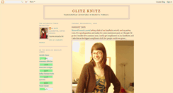 Desktop Screenshot of glitzknitz.blogspot.com