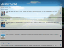 Tablet Screenshot of laughteralways.blogspot.com