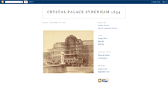 Desktop Screenshot of crystalpalacesydenham1854.blogspot.com