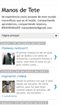 Mobile Screenshot of manosdetete.blogspot.com
