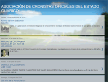 Tablet Screenshot of cronistasdelestadoguarico.blogspot.com