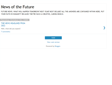Tablet Screenshot of newsofthefuture.blogspot.com