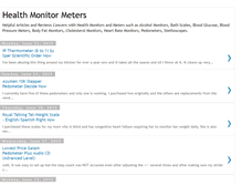 Tablet Screenshot of healthmonitormeters.blogspot.com