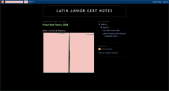Desktop Screenshot of latinjunior.blogspot.com
