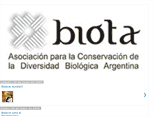 Tablet Screenshot of biota-argentina.blogspot.com