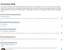 Tablet Screenshot of consciouskids.blogspot.com