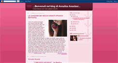 Desktop Screenshot of annalisaanastasi.blogspot.com