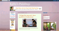 Desktop Screenshot of kblogger-kathyspaintings.blogspot.com