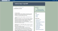 Desktop Screenshot of budowa-dupy-i-cipy3689.blogspot.com