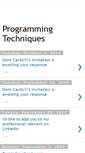 Mobile Screenshot of progtechniques.blogspot.com