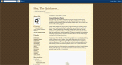 Desktop Screenshot of heythequickness.blogspot.com