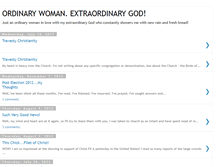 Tablet Screenshot of anordinarywomanextraordinarygod.blogspot.com