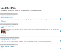 Tablet Screenshot of good-diet-plan.blogspot.com