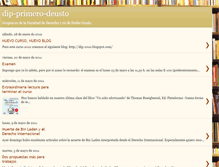 Tablet Screenshot of dip-primero-deusto.blogspot.com