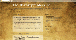 Desktop Screenshot of mississippimccains.blogspot.com